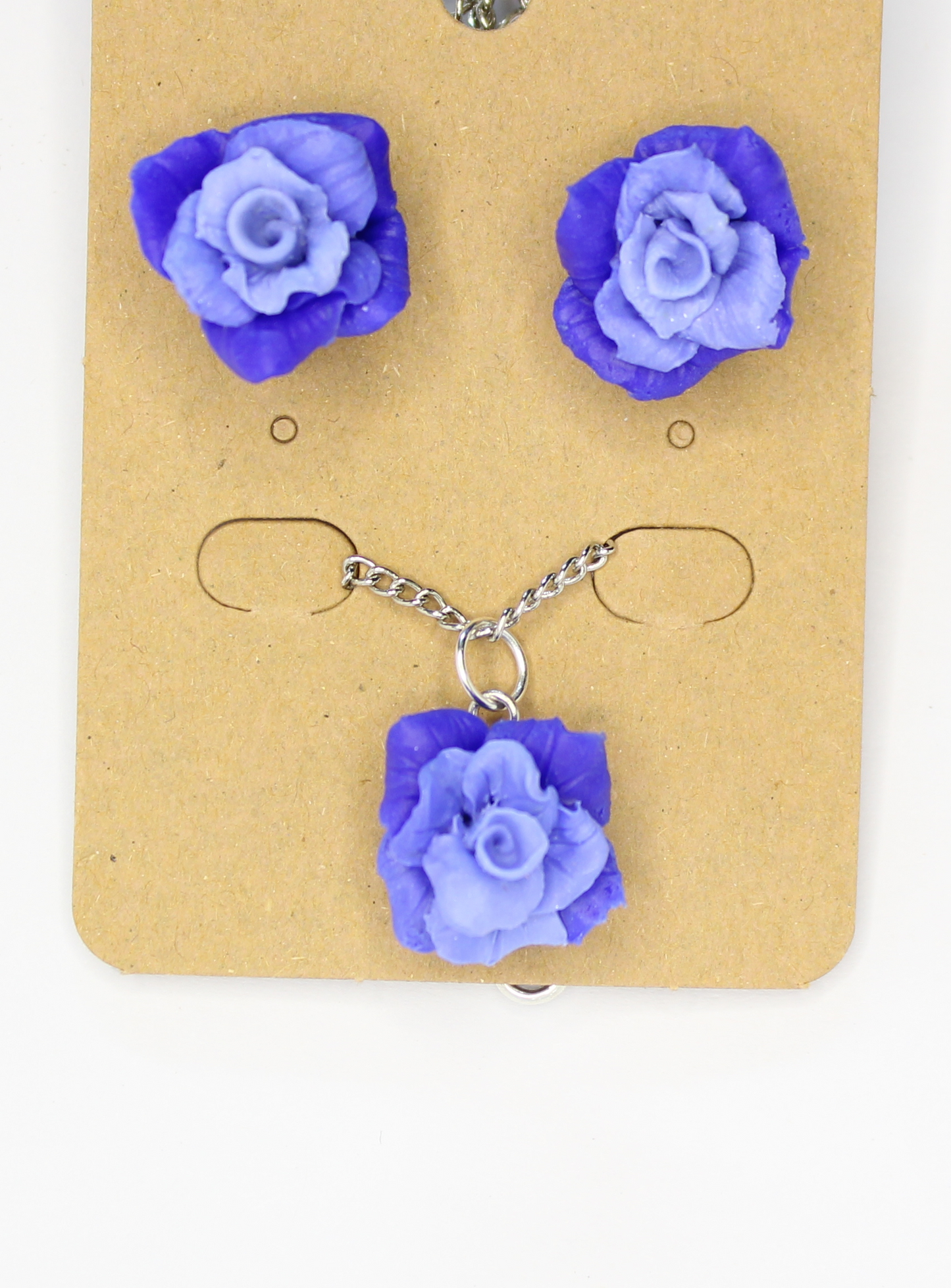Rose Earring and Necklace set