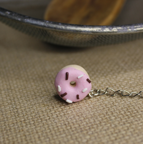 Doughnut Keychain