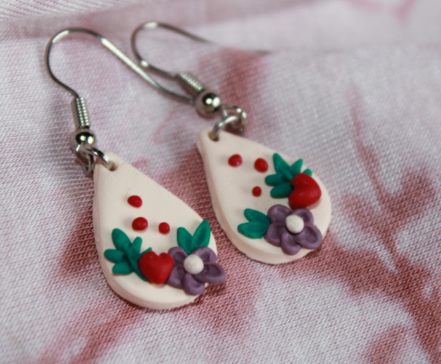 Flower Droplet Earrings
