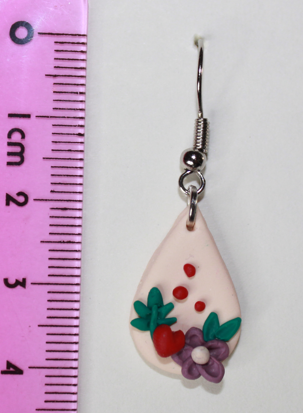 Flower Droplet Earrings