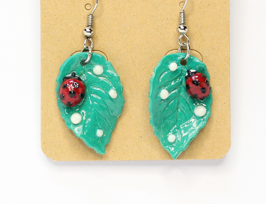Lady Bug Earrings