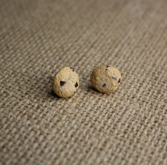 Choc Chip Cookie Earrings