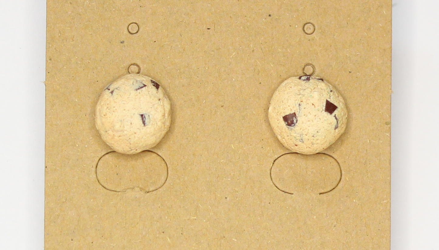 Choc Chip Cookie Earrings