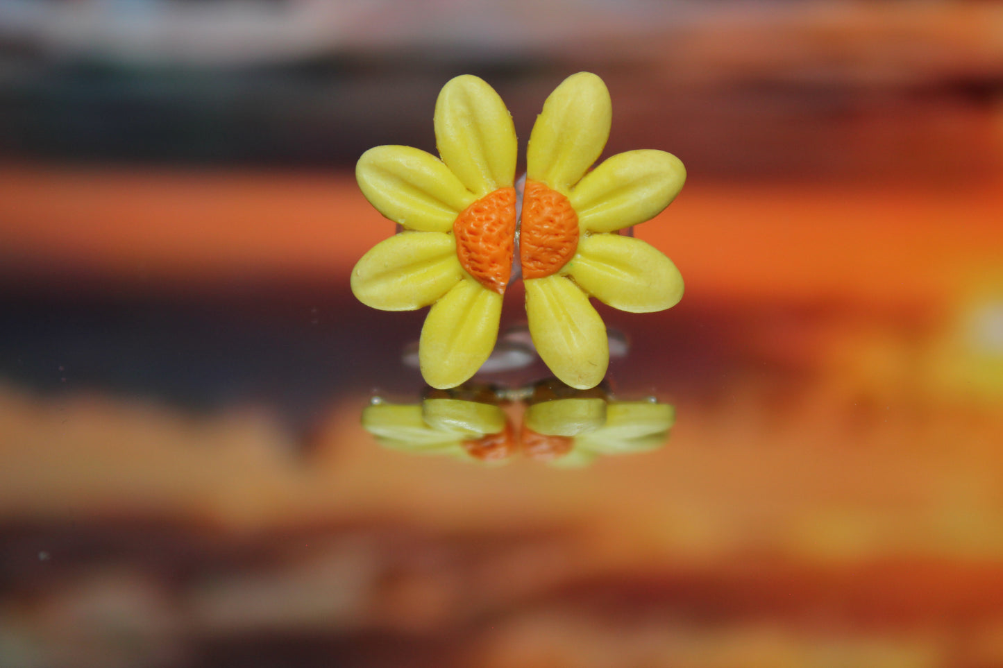 Split flower Earrings