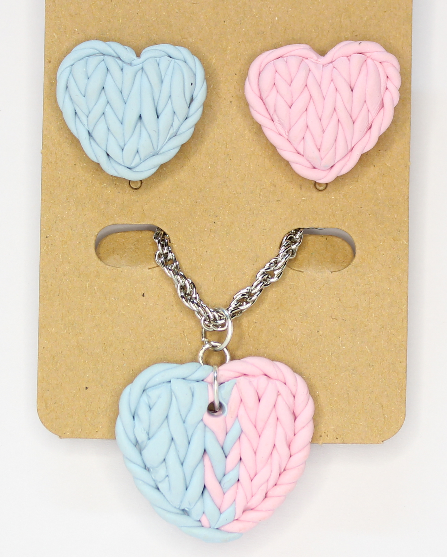Knitted Hearts set