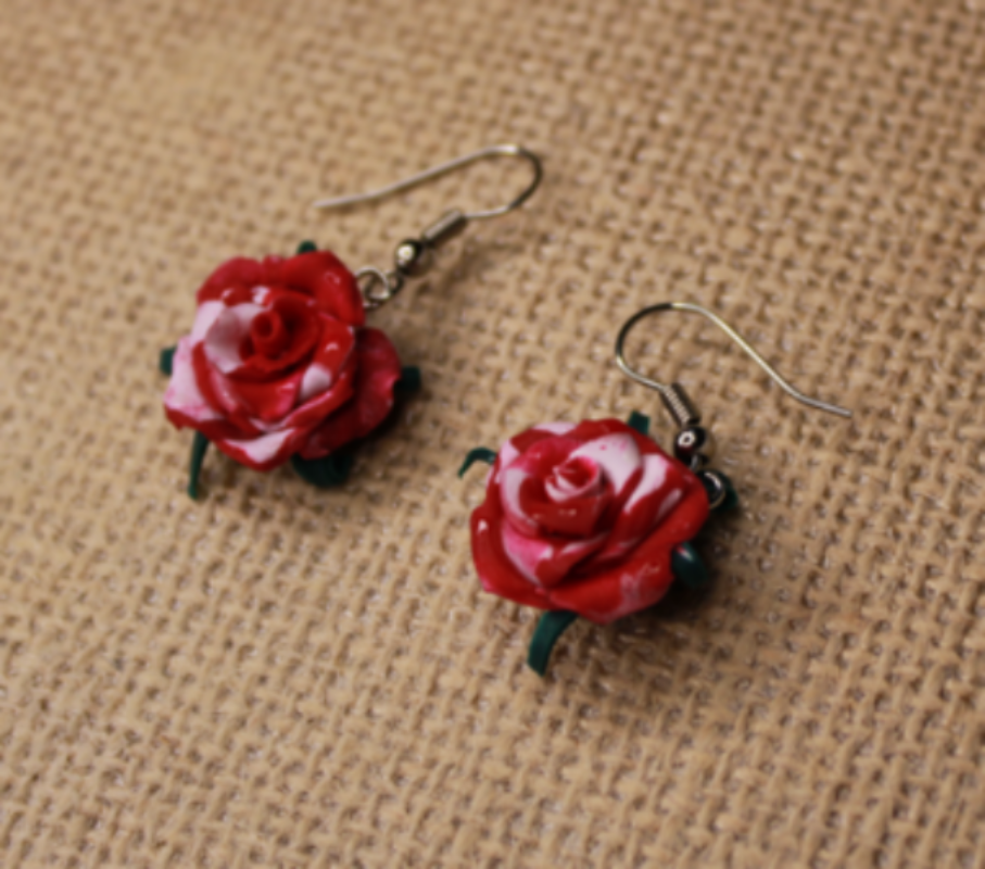 Rose Earrings